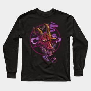 Smoking Devil Long Sleeve T-Shirt